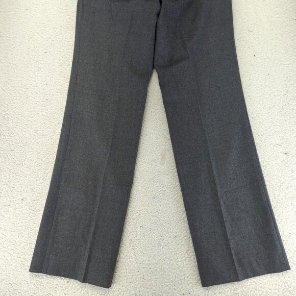Talbots Wool Stretch Trouser Pants Dress Pants Women's 4 Gray Woven Italy Lined - Picture 6 of 9